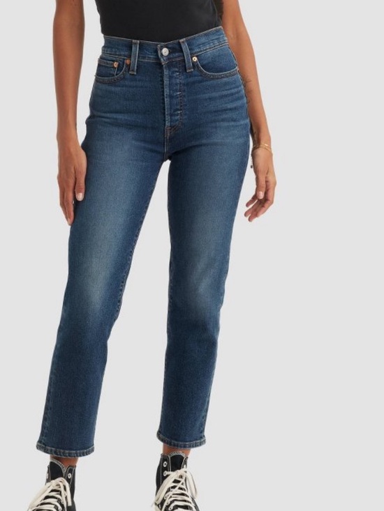 Levi's Denim - Levi's NWT 24 x 28 High-Rise WEDGIE STRIGHT Ankle MED WASH Jeans